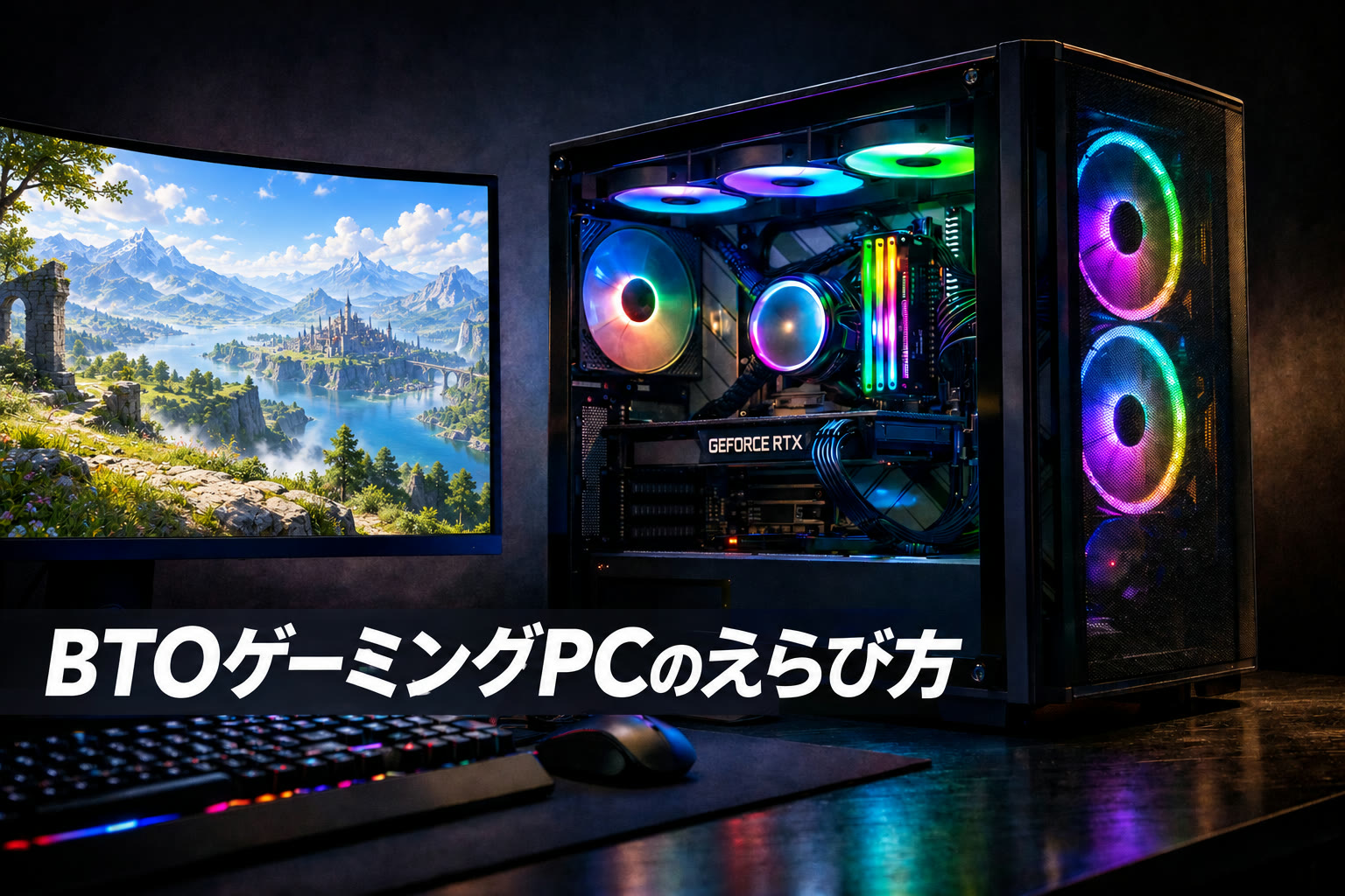 BTOゲーミングPCの選び方｜メーカー比較・スペック・保証まで初心者向けに解説