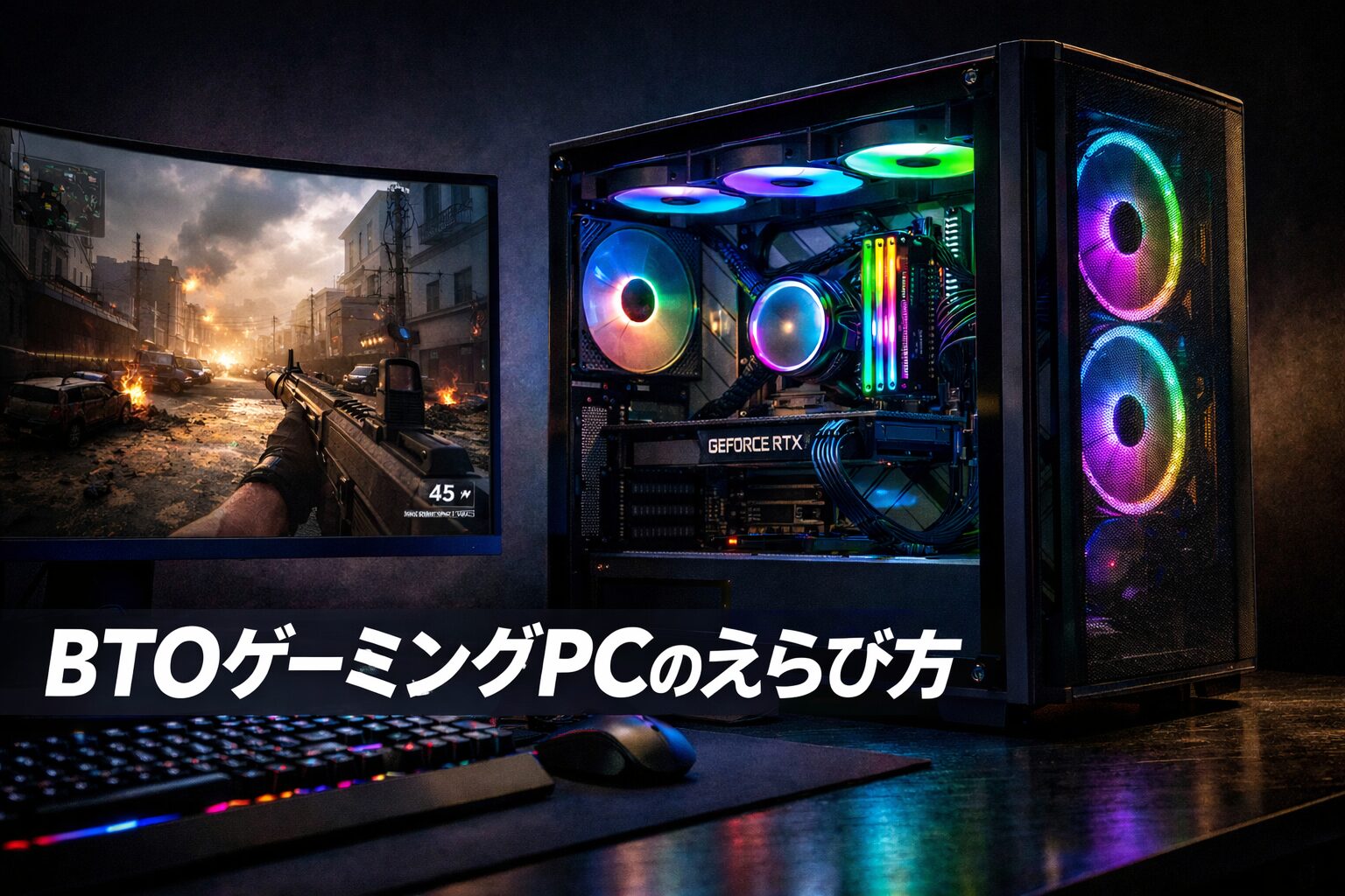 BTOゲーミングPCの選び方|メーカー比較・スペック・保証まで初心者向けに解説