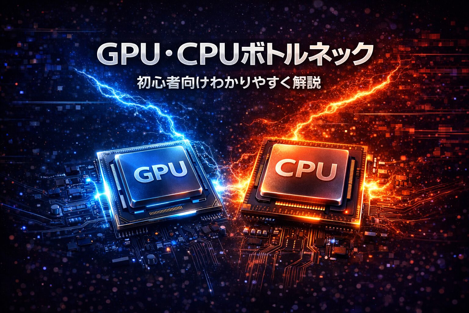 GPUとCPUのボトルネックとは?初心者向けにやさしく解説